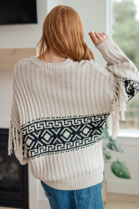 Don't Waver Fringe Detail Sweater Womens Ave Shops 