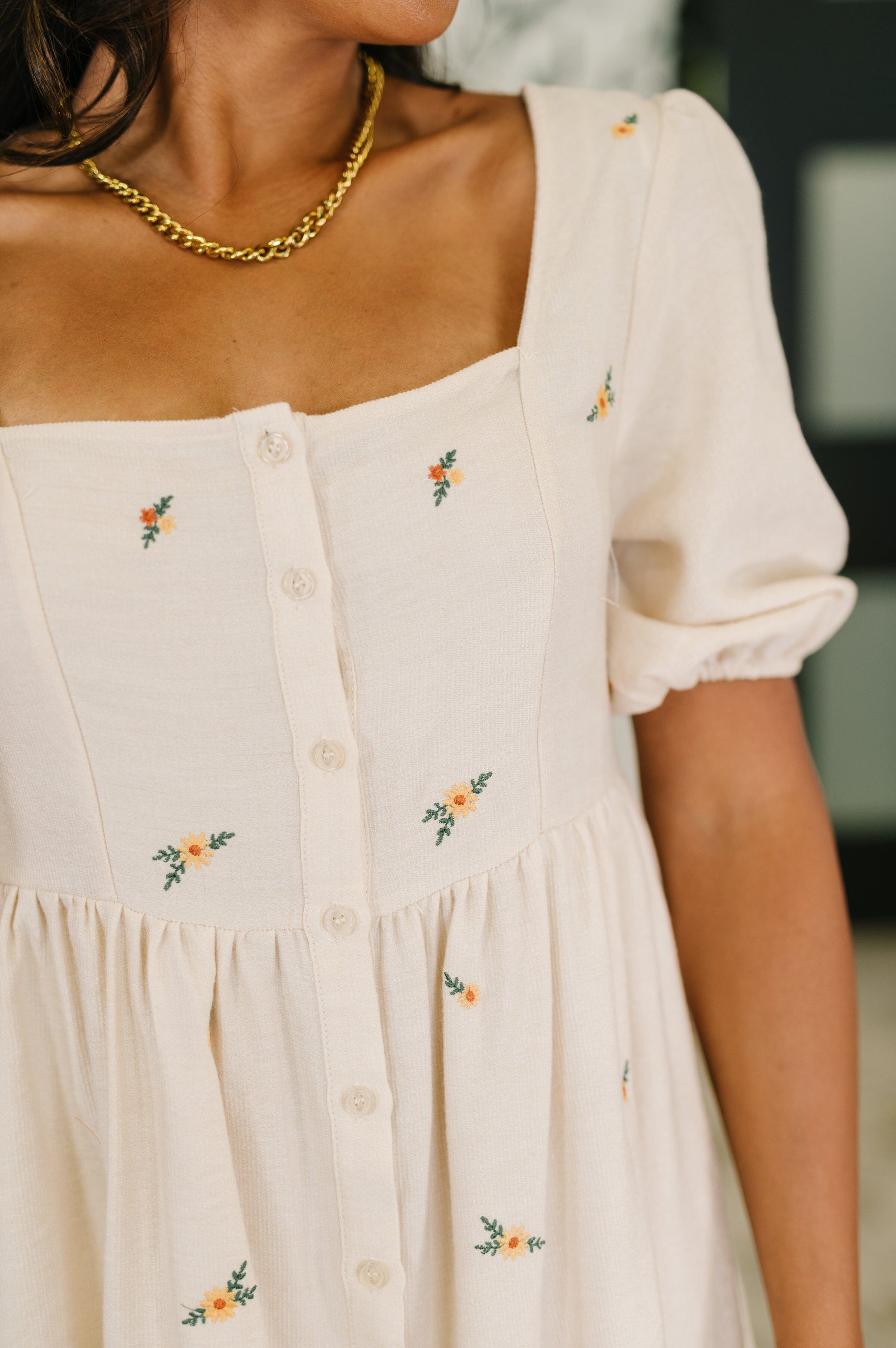 Dream a Little Dream Embroidered Dress Dresses Ave Shops 
