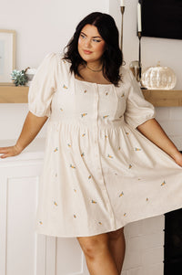 Dream a Little Dream Embroidered Dress Dresses Ave Shops 