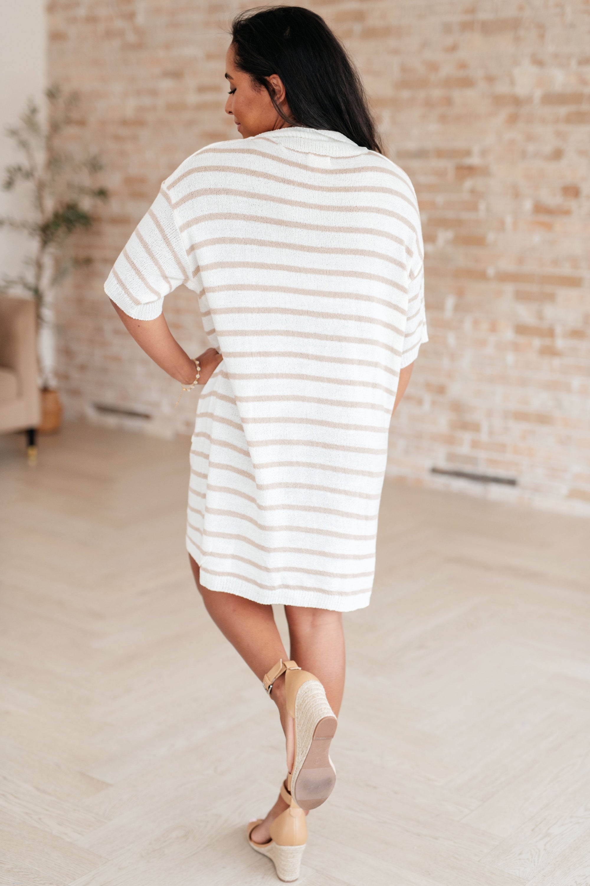 Easy Street Striped Dress Dresses Ave Shops 