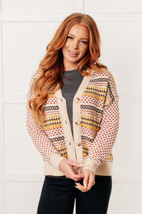 Effortless Elements Striped Cardigan Layers Ave Shops 