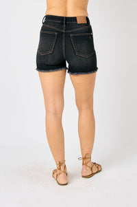 Ember High Rise Control Top Fray Hem Shorts Womens Ave Shops 
