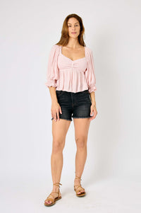 Ember High Rise Control Top Fray Hem Shorts Womens Ave Shops 