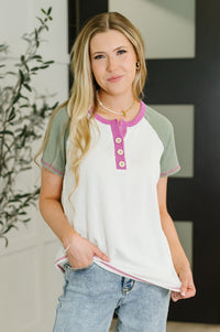 Everyday Envy Cable Ribbed Knit in Light Olive Womens Ave Shops 