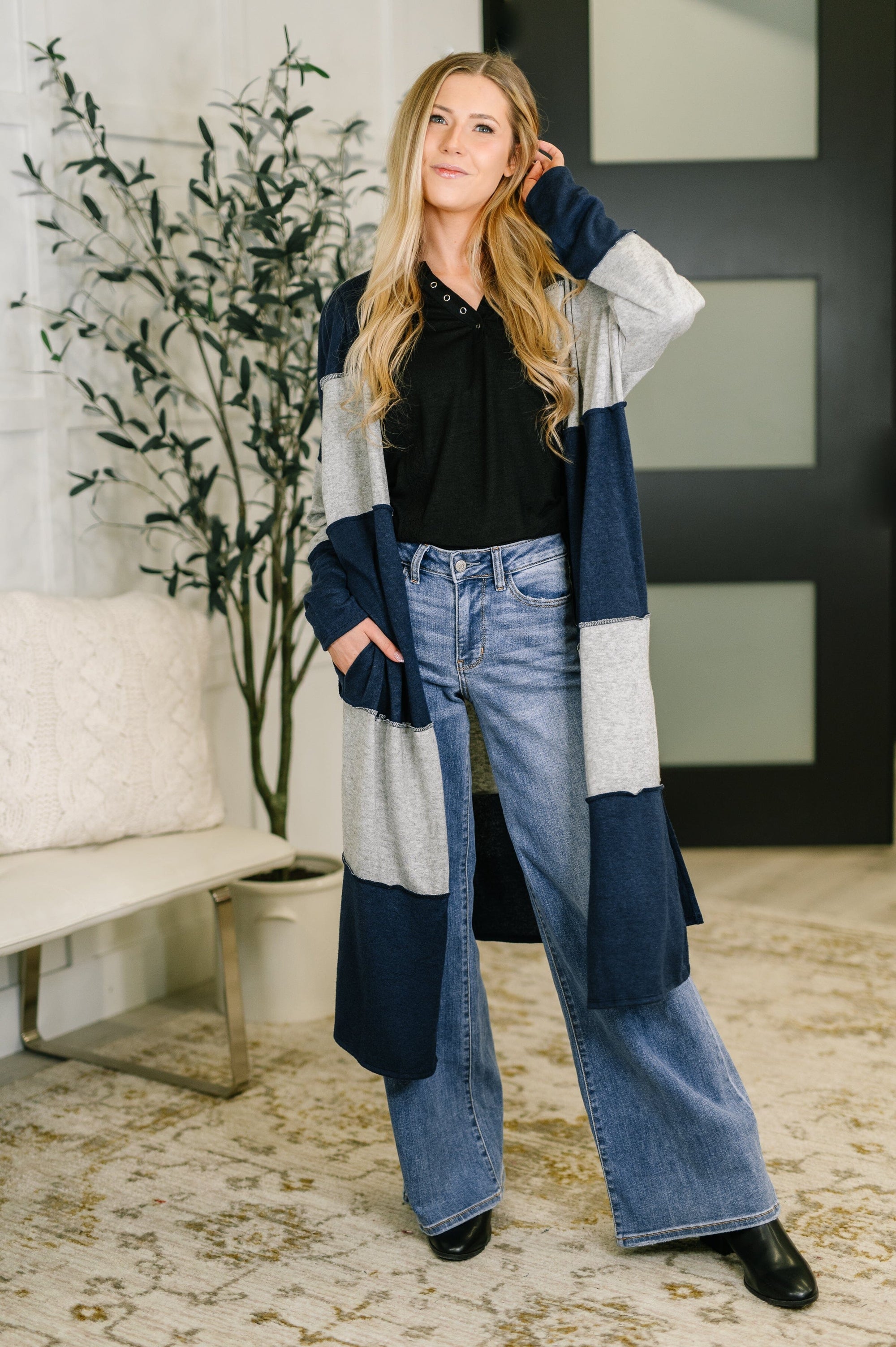 Everything You've Ever Dreamed Open Front Longline Cardigan Womens Ave Shops 