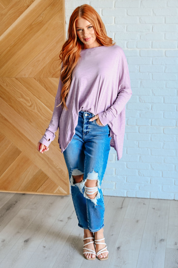 Face It Together Step Hem Pullover Tops Ave Shops 
