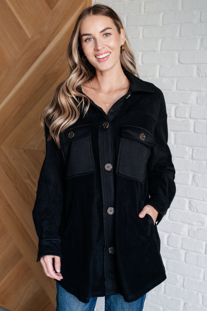 Fantastic in Fleece Jacket in Black Layers Ave Shops 