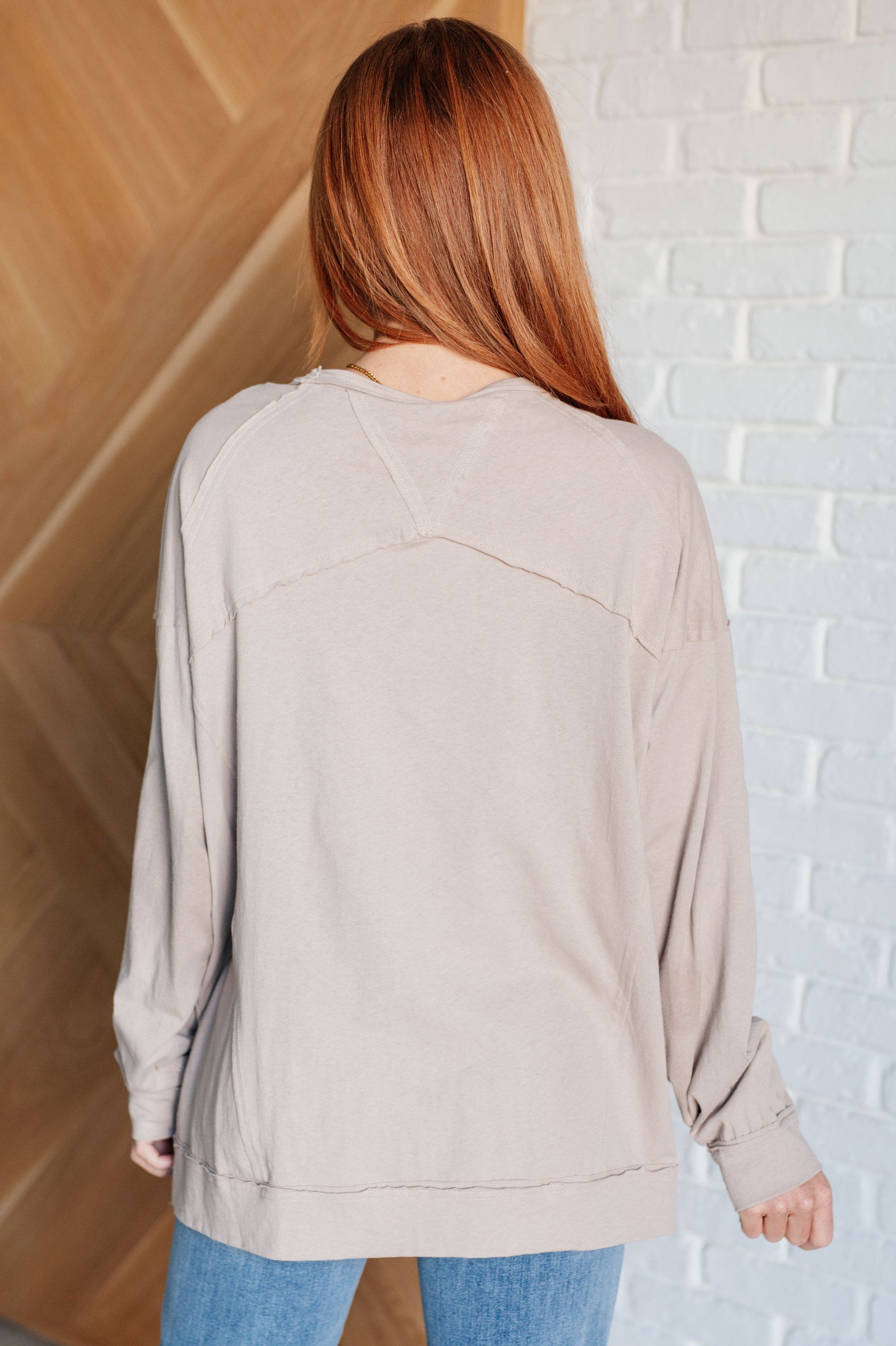 Feels Right Long Sleeve Top Tops Ave Shops 