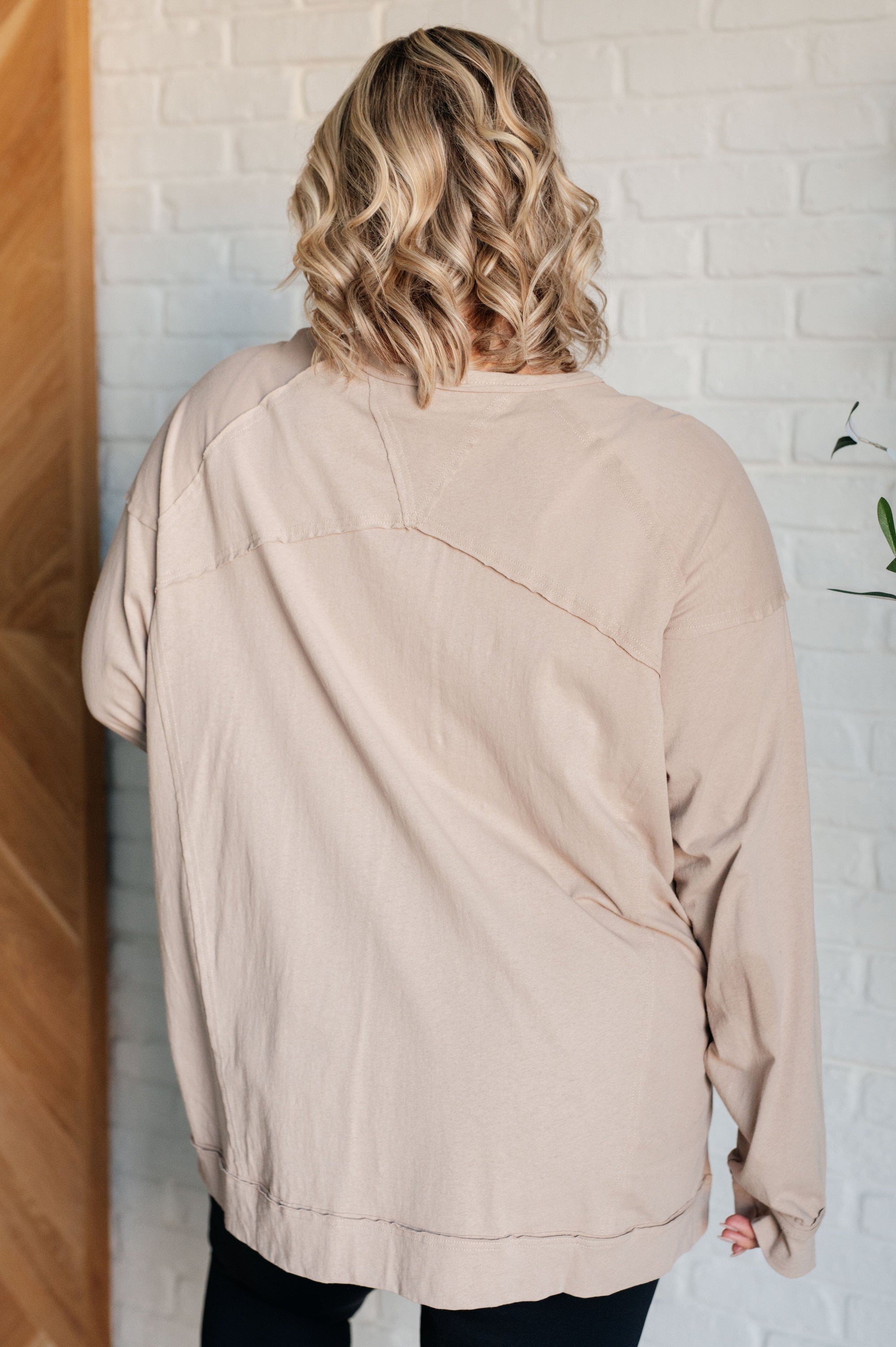 Feels Right Long Sleeve Top Tops Ave Shops 