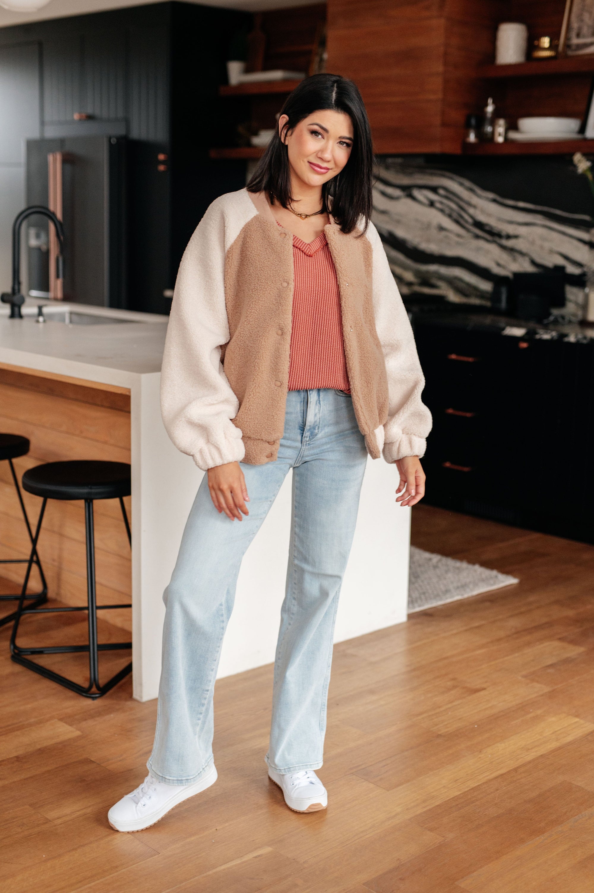 First and Foremost Rib Knit Top Tops Ave Shops 