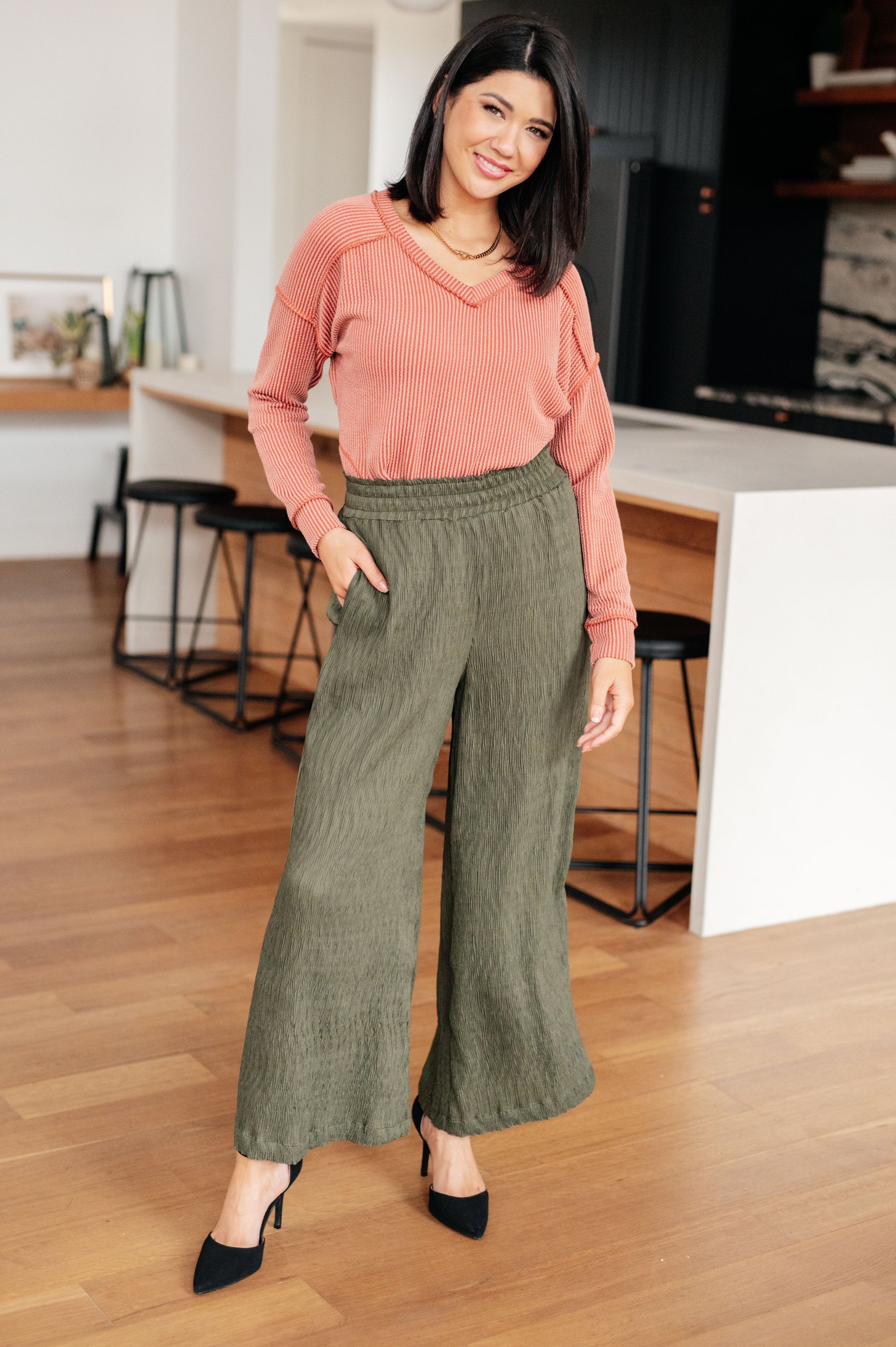 First and Foremost Rib Knit Top Tops Ave Shops 