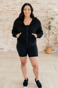 Getting Active Biker Shorts in Black Athleisure Ave Shops 