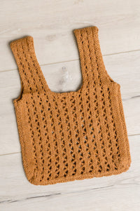 Girls Day Open Weave Bag in Tan Womens Ave Shops 