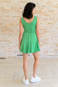 Gorgeous in Green Sleeveless Skort Dress Dresses Ave Shops 