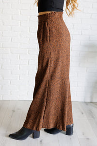 Harmony High Rise Wide Leg Pants in Brown Bottoms Ave Shops 