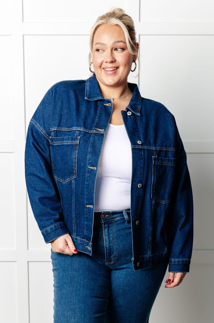 Have We Met Oversized Denim Jacket Denim Ave Shops 
