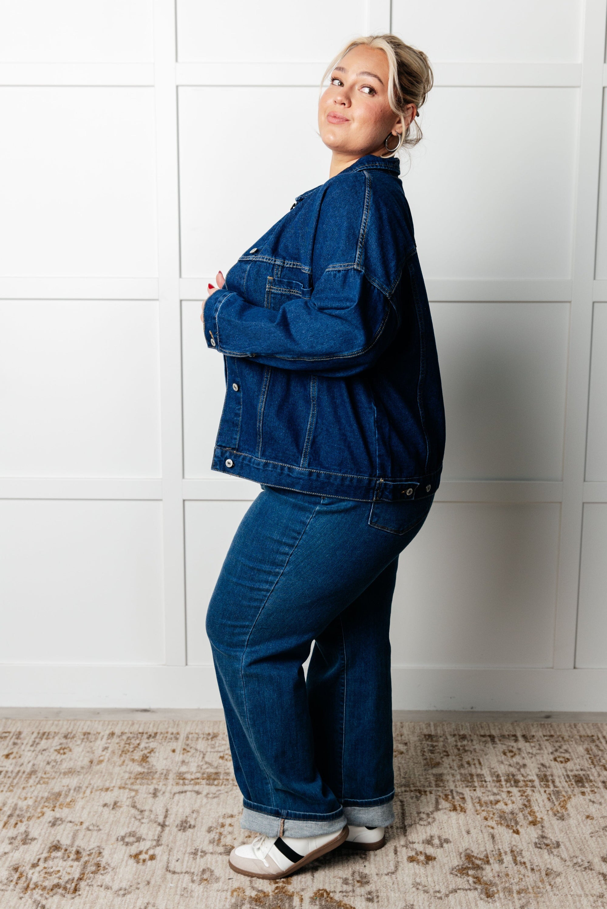 Have We Met Oversized Denim Jacket Denim Ave Shops 