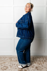 Have We Met Oversized Denim Jacket Denim Ave Shops 