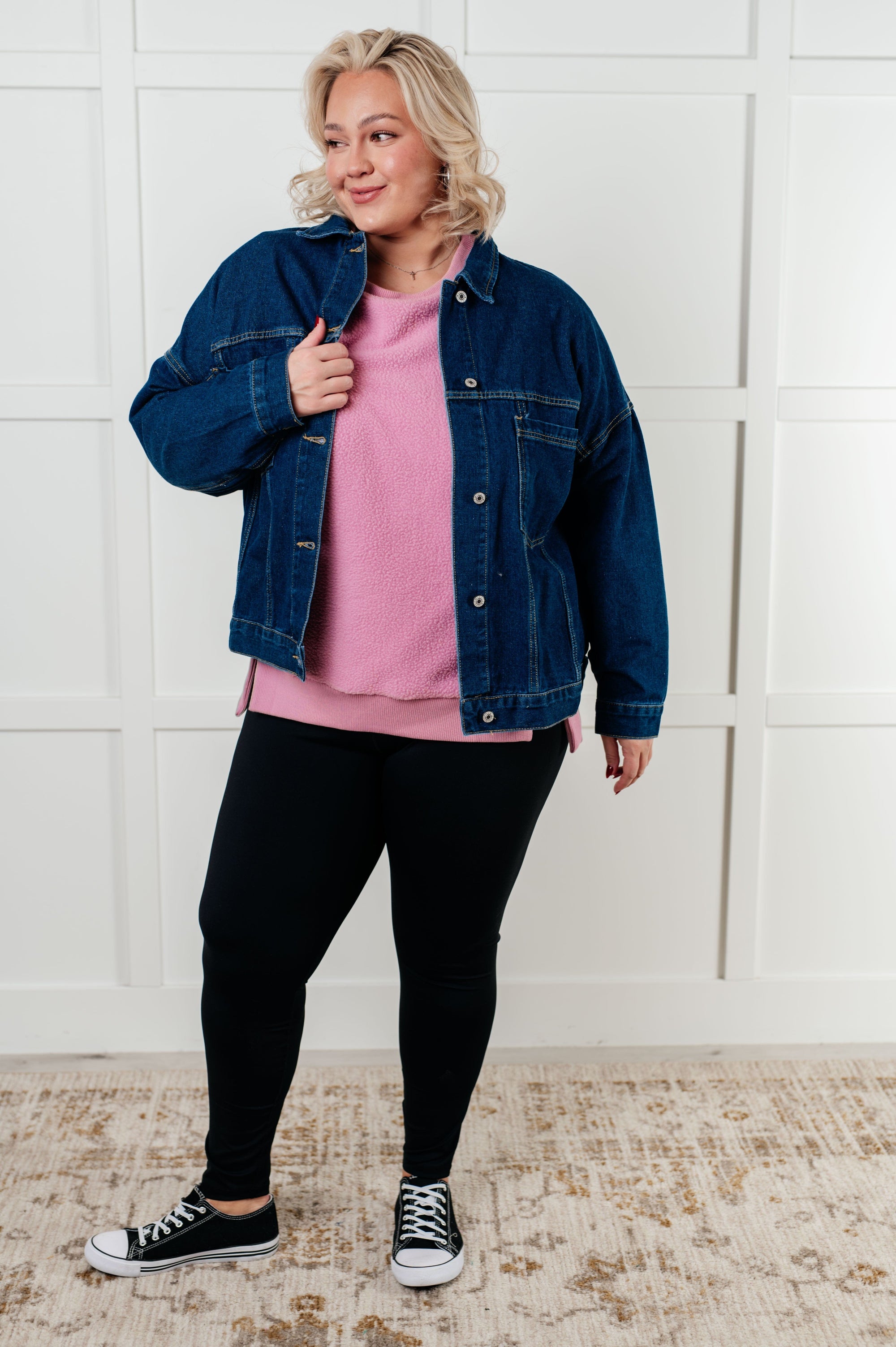 Have We Met Oversized Denim Jacket Denim Ave Shops 