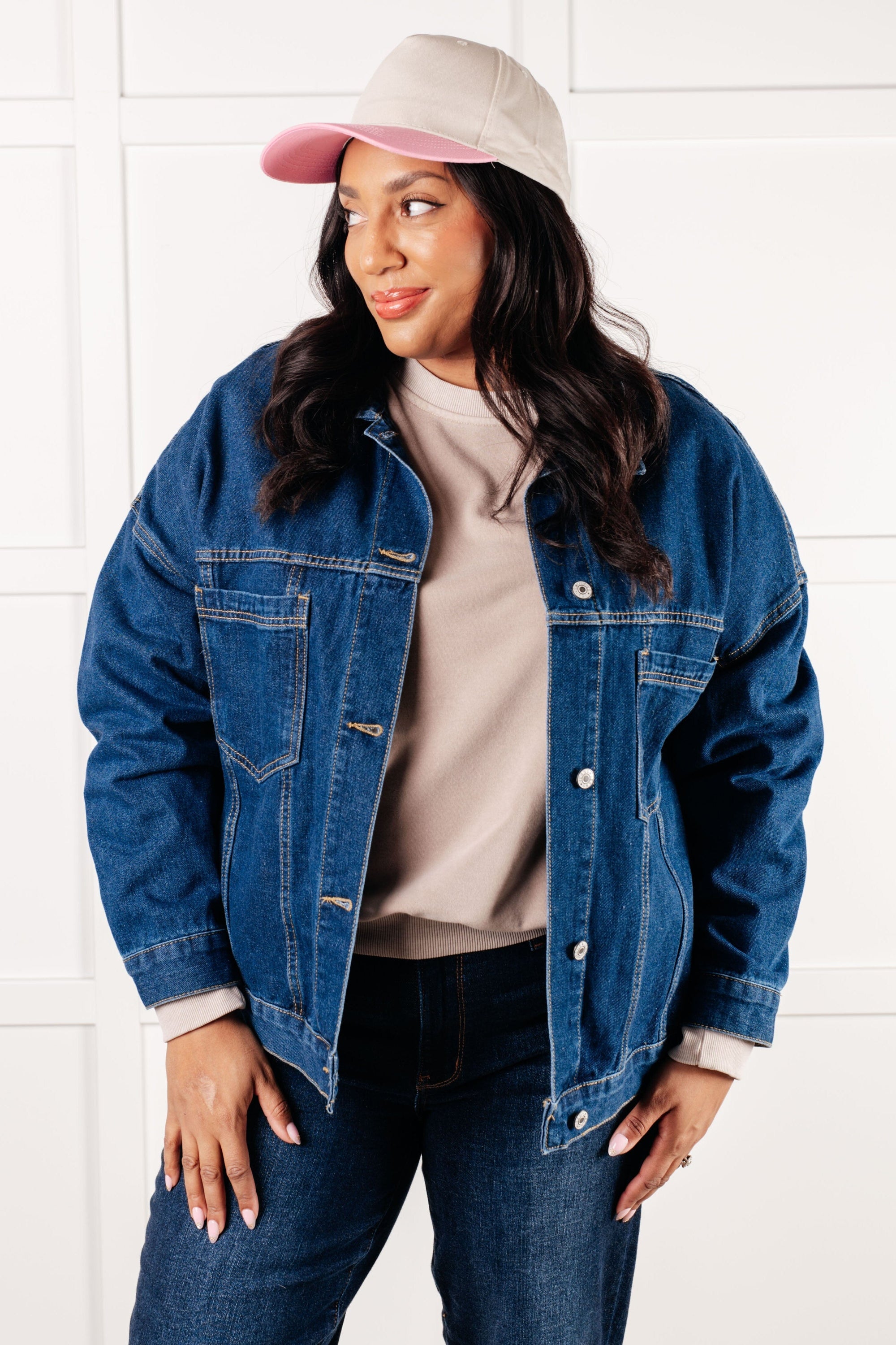 Have We Met Oversized Denim Jacket Denim Ave Shops 