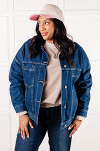 Have We Met Oversized Denim Jacket Denim Ave Shops 