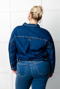 Have We Met Oversized Denim Jacket Denim Ave Shops 