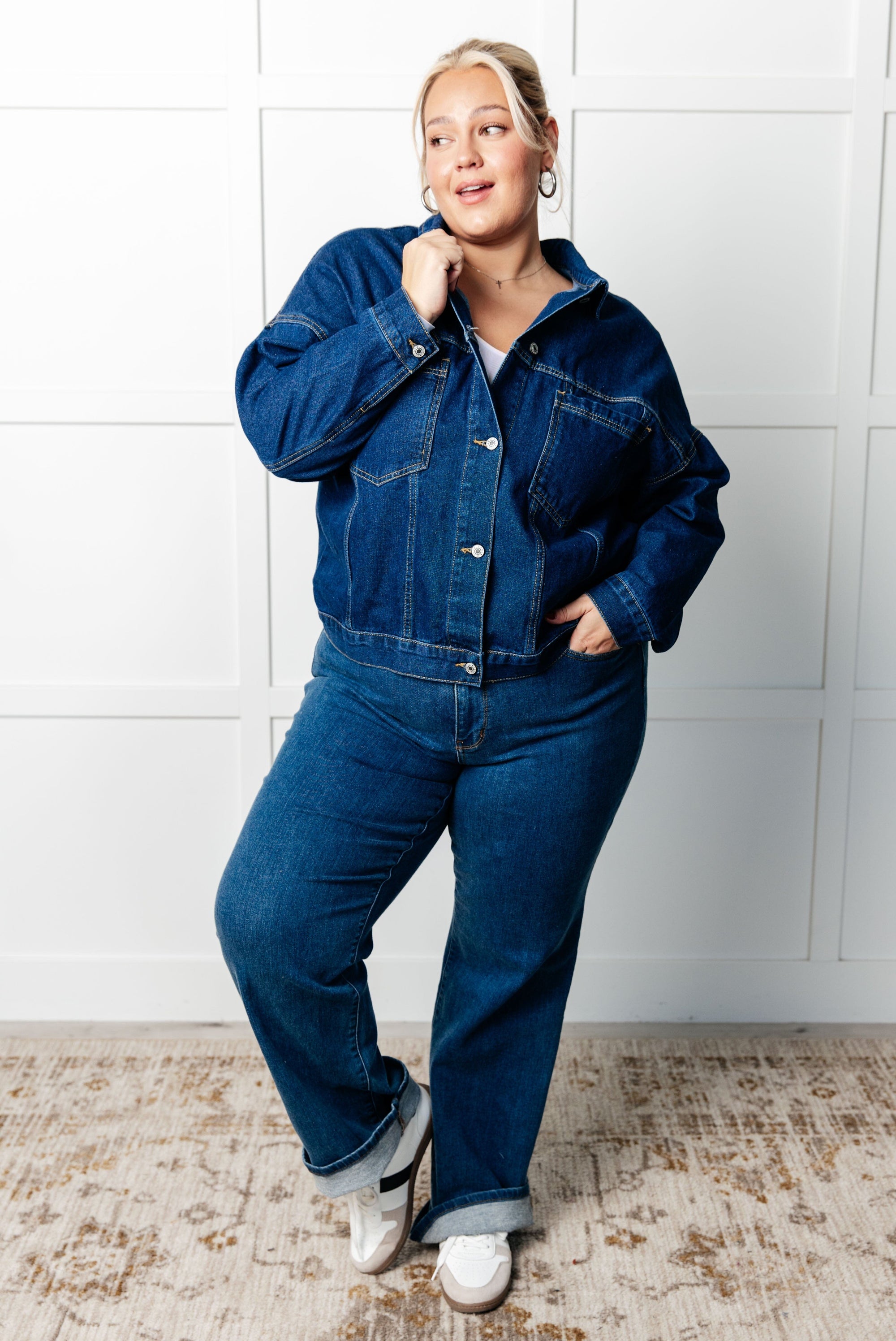 Have We Met Oversized Denim Jacket Denim Ave Shops 