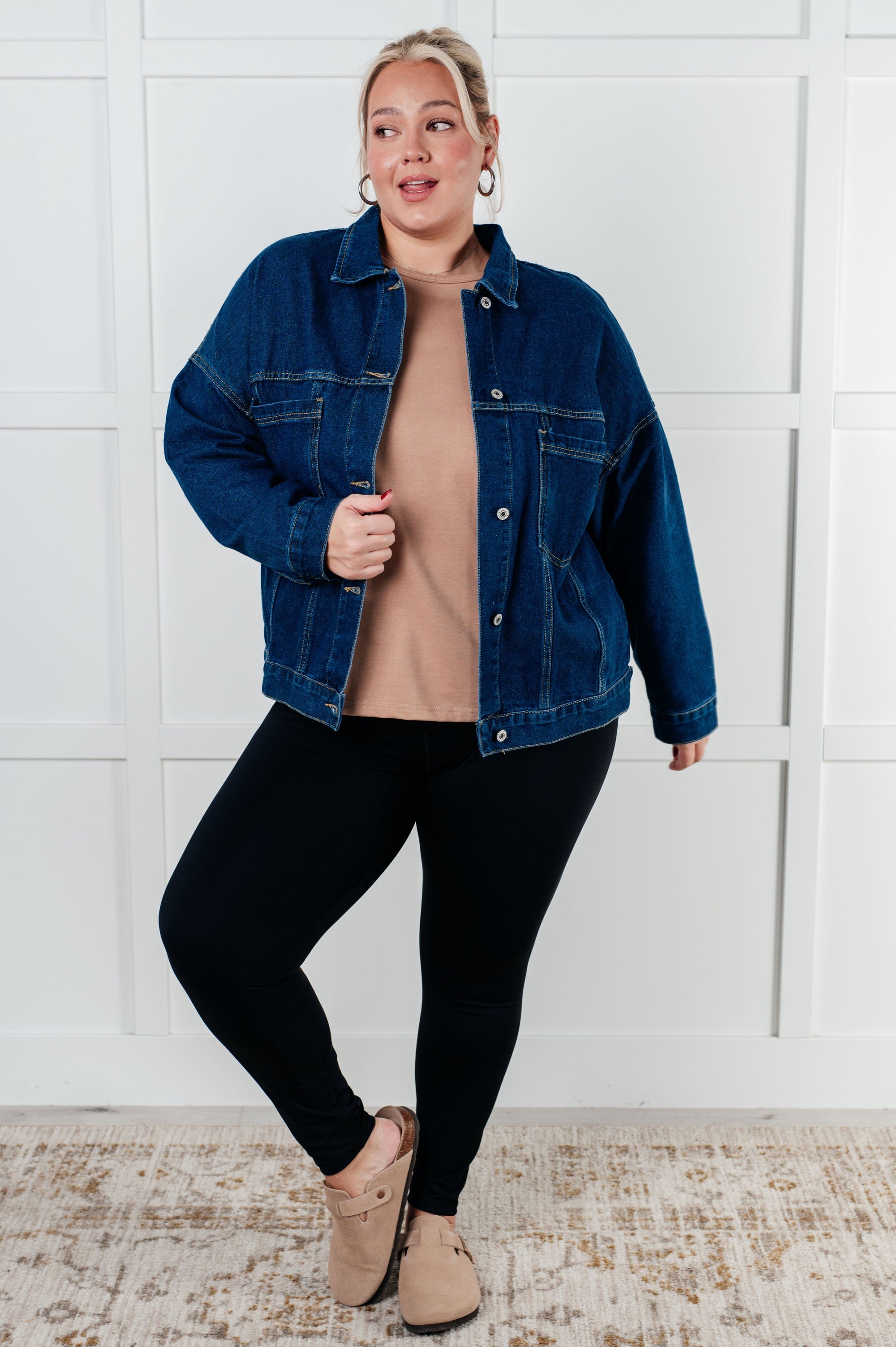 Have We Met Oversized Denim Jacket Denim Ave Shops 