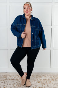Have We Met Oversized Denim Jacket Denim Ave Shops 