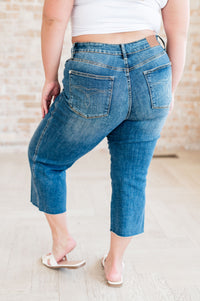 Hayes High Rise Wide Leg Crop Jeans Denim Ave Shops 