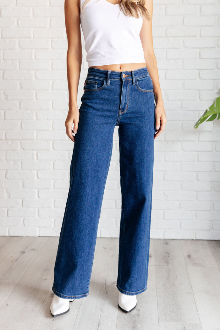 Hazel High Rise Vintage Wide Leg Jeans Denim Ave Shops 