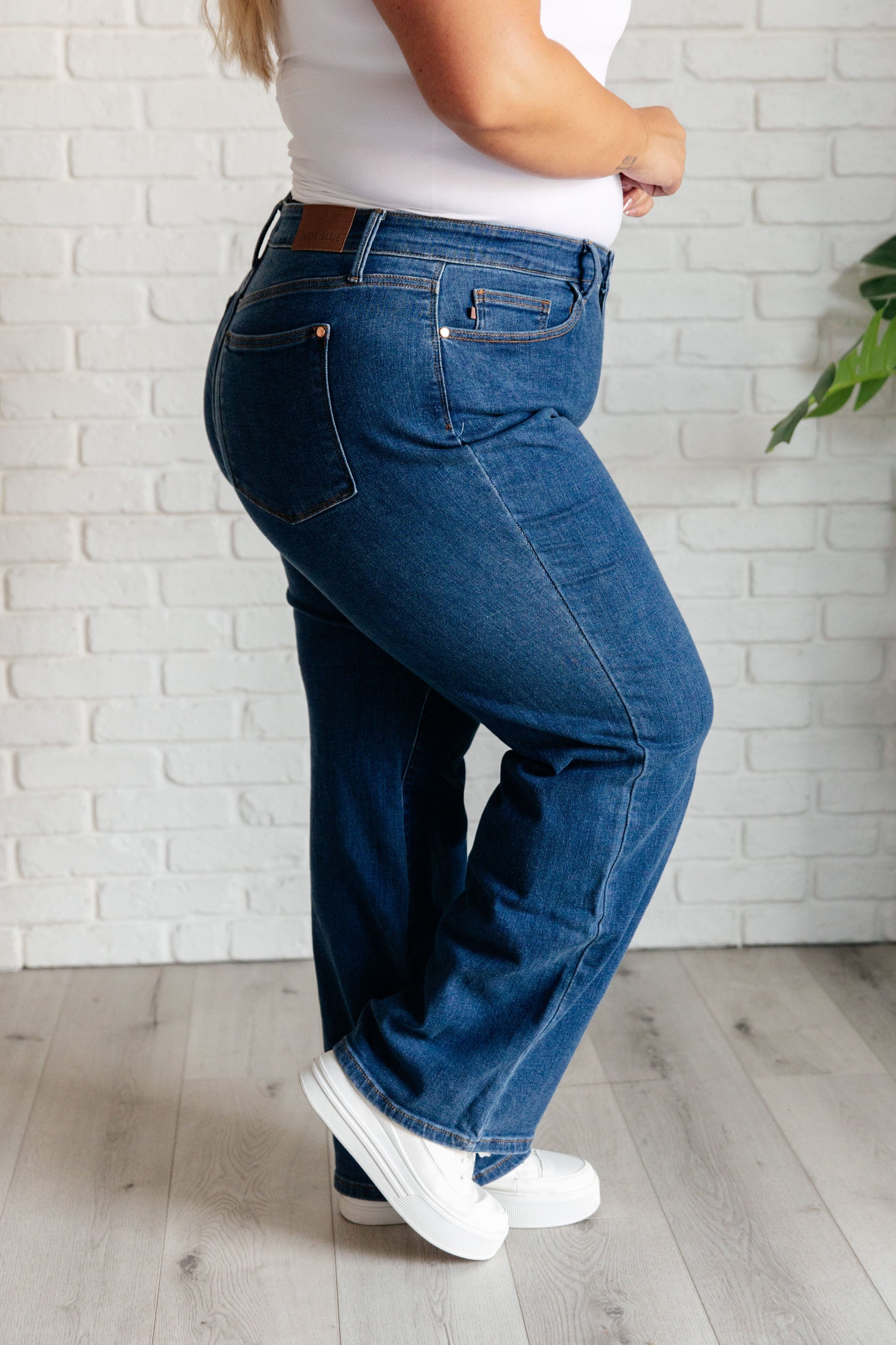 Hazel High Rise Vintage Wide Leg Jeans Denim Ave Shops 