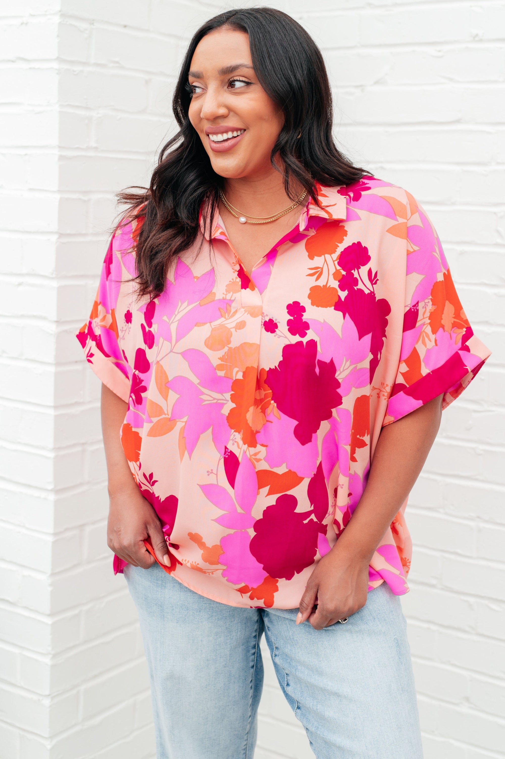 Hazy Cosmic Jive Relaxed Blouse Tops Ave Shops 