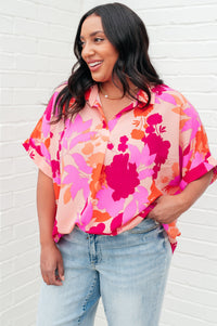 Hazy Cosmic Jive Relaxed Blouse Tops Ave Shops 