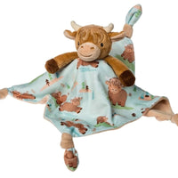 Hetty Highland Cow Character Blanket taggies Mary Meyer 