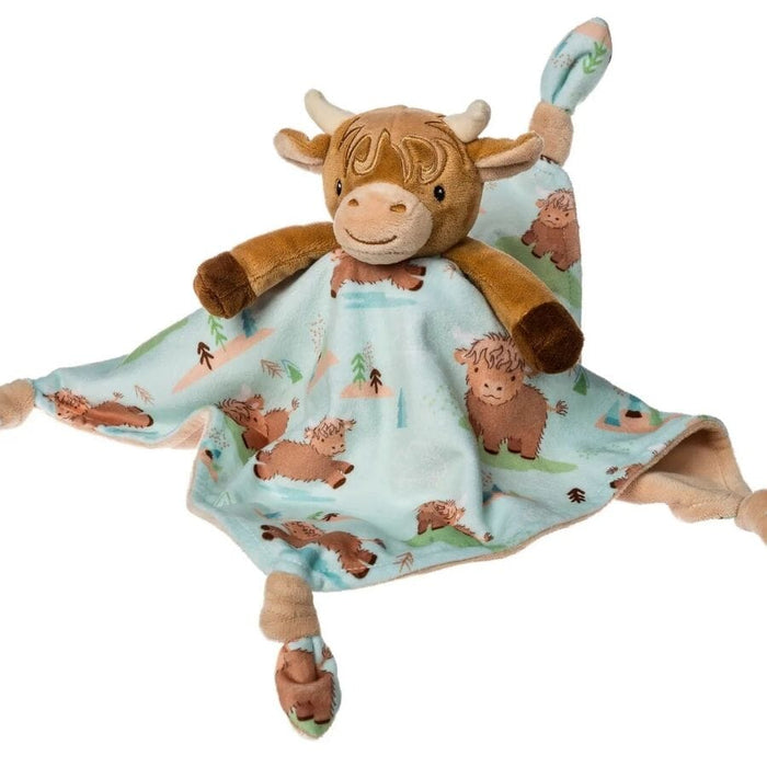 Hetty Highland Cow Character Blanket taggies Mary Meyer 