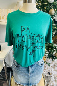 Home For Christmas Texas T-shirt Shirts & Tops Mama glitter 