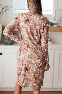 Honey Do I Ever Faux Wrap Dress in Taupe Dresses Ave Shops 