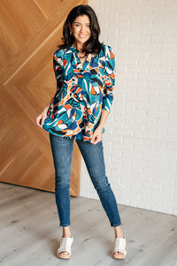 I Think Different Top in Abstract Teal Tops Ave Shops 