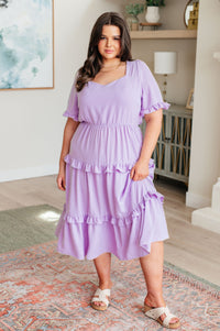 In My Carefree Era Tiered Ruffled Dress Dresses Ave Shops 