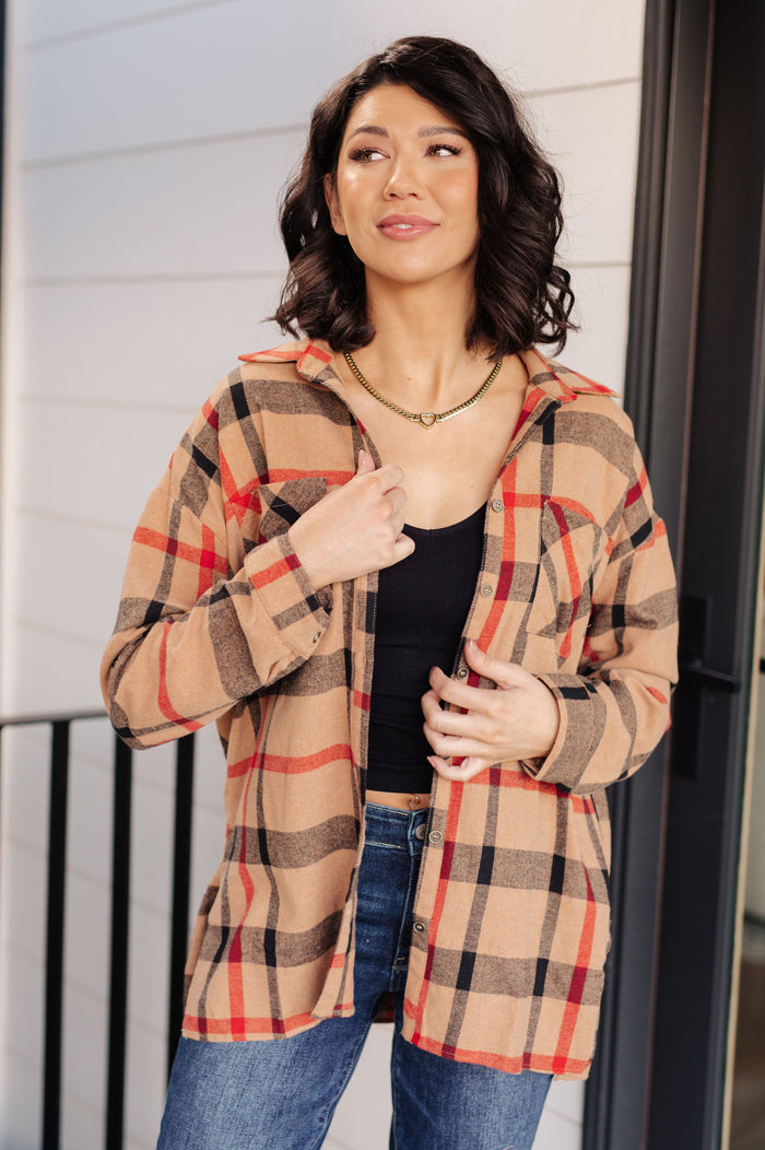 Is It Really Oversized Plaid Button Up Tops Ave Shops 
