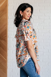 It's Intuitive Floral Blouse Blouses Ave Shops 