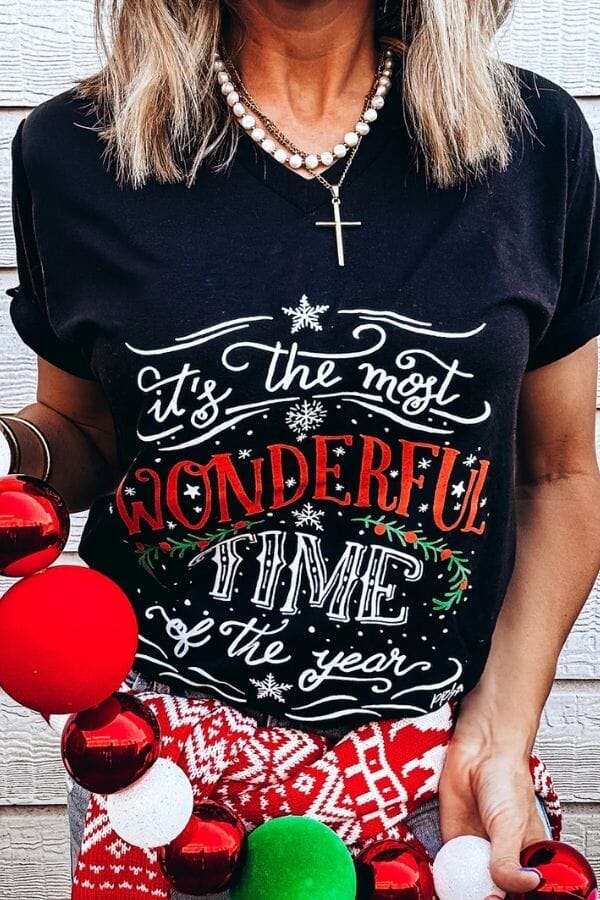 It’s the Most Wonderful Time Shirts & Tops Prickly Pear 