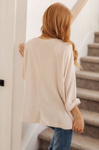 Ivory Thoughts Chenille Blouse Tops Ave Shops 