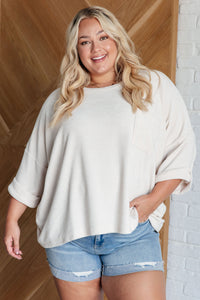 Ivory Thoughts Chenille Blouse Tops Ave Shops 