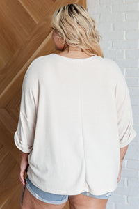 Ivory Thoughts Chenille Blouse Tops Ave Shops 