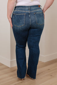 Josephine Mid Rise Raw Hem Bootcut Jeans Womens Ave Shops 