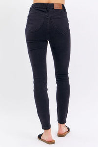 Judy Blue Black Pull-On Shield Pockets Skinny Jeans Jeans Judy Blue 