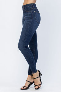 Judy Blue High Waist Patch Pocket Pull-On Skinny Jeans Jeans Judy Blue 