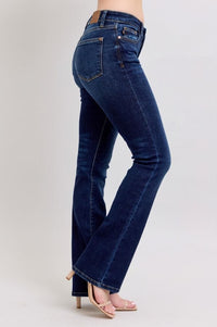 Judy Blue Mid Rise Dark Wash Bootcut Jeans Jeans Judy Blue 